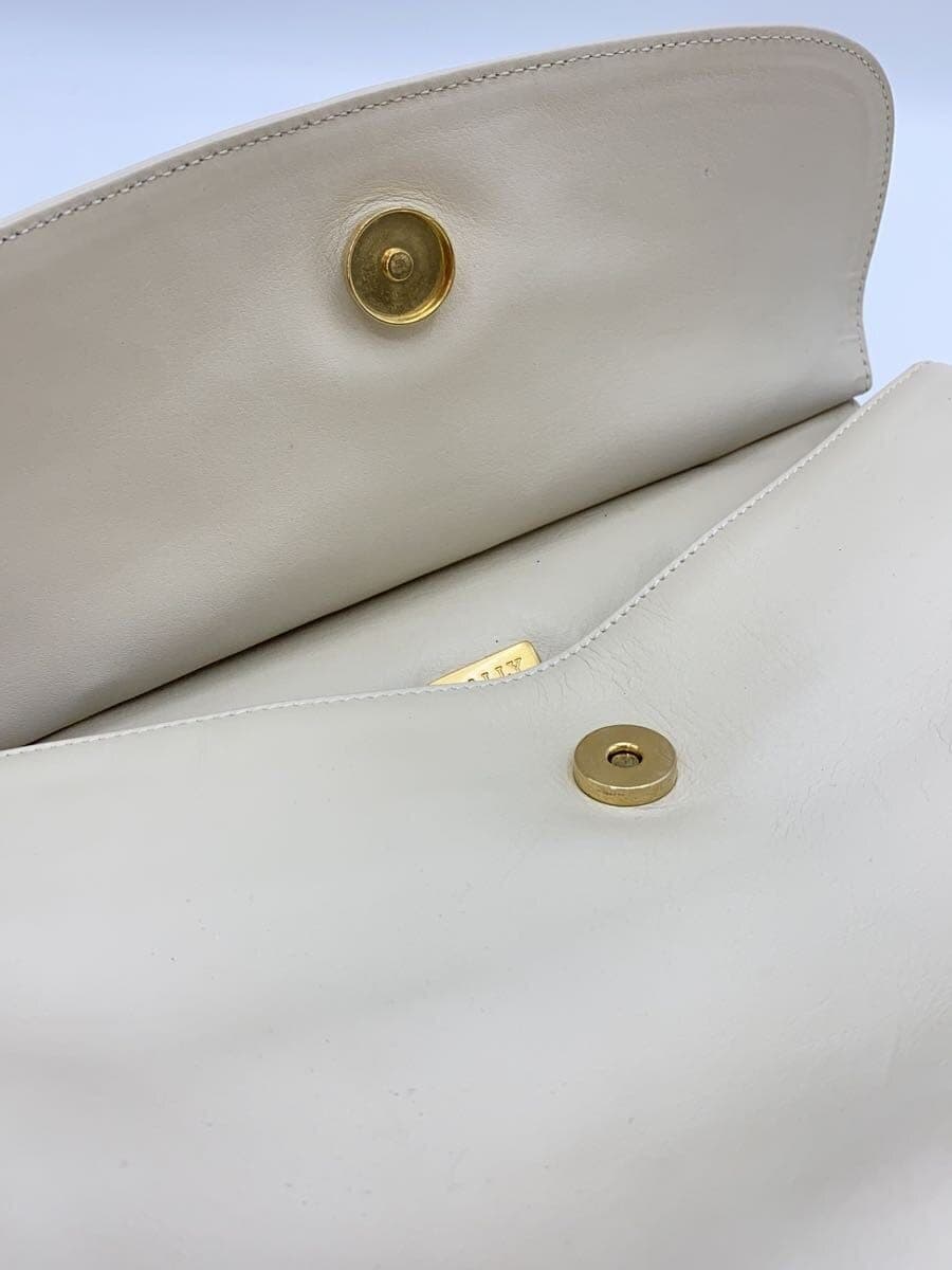 BALLY Shoulder Bag Leather CRM Solid 8