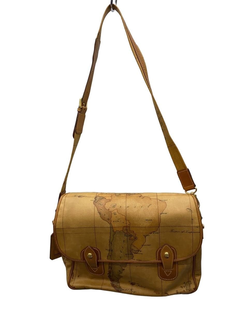 PRIMA CLASSE Shoulder Bag Leather CML All Over Pattern