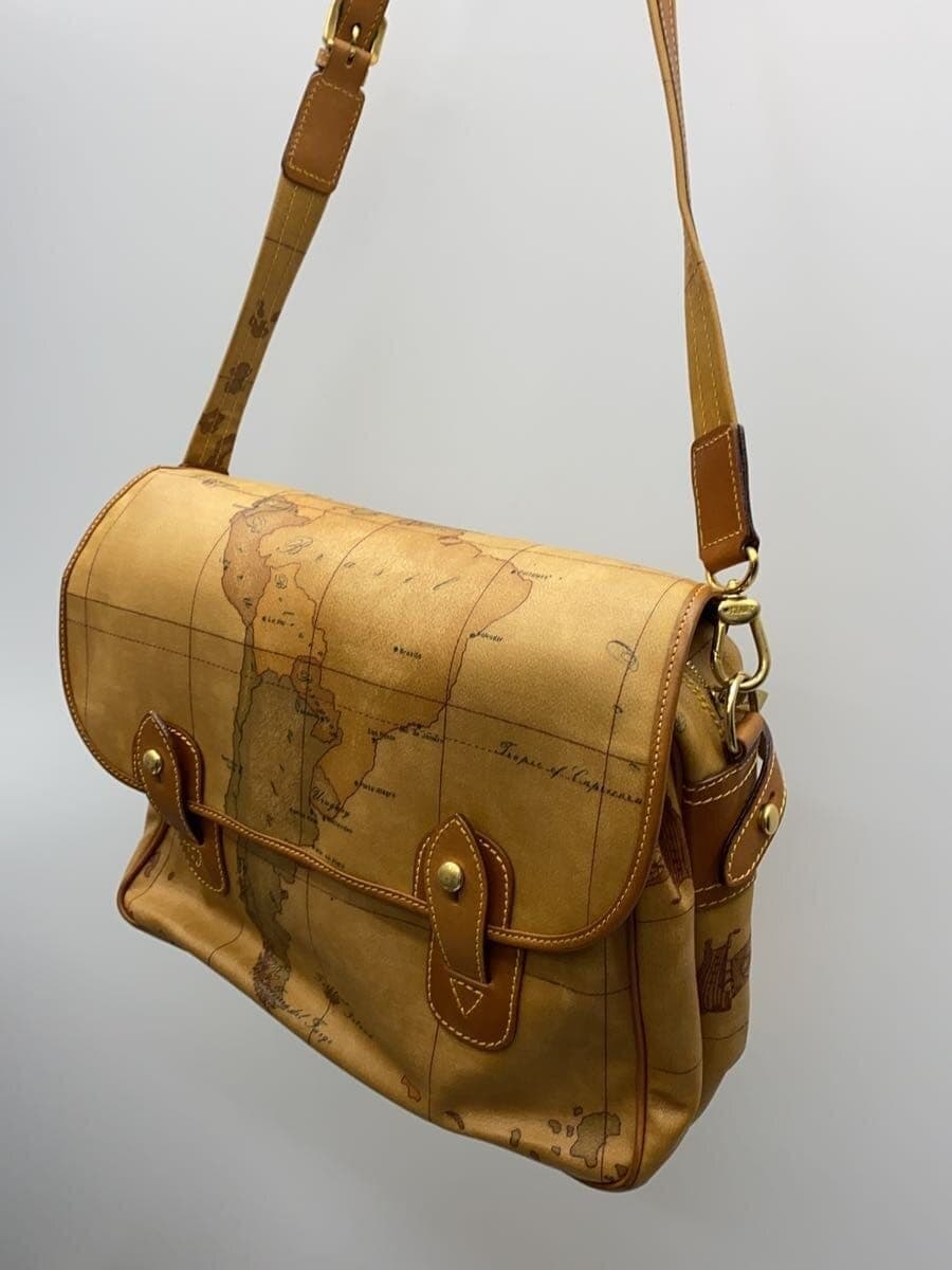 PRIMA CLASSE Shoulder Bag Leather CML All Over Pattern 2