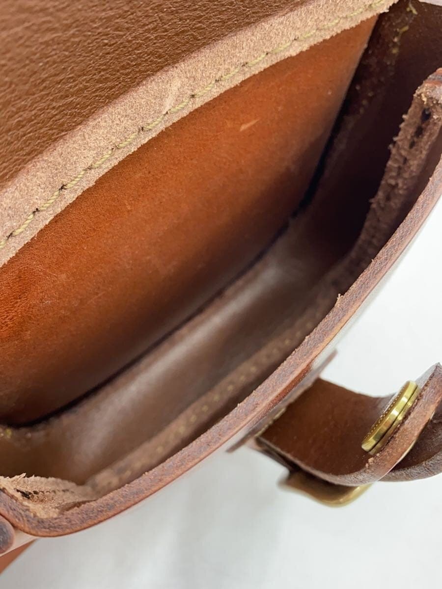 HERZ Shoulder Bag Leather BRW 7