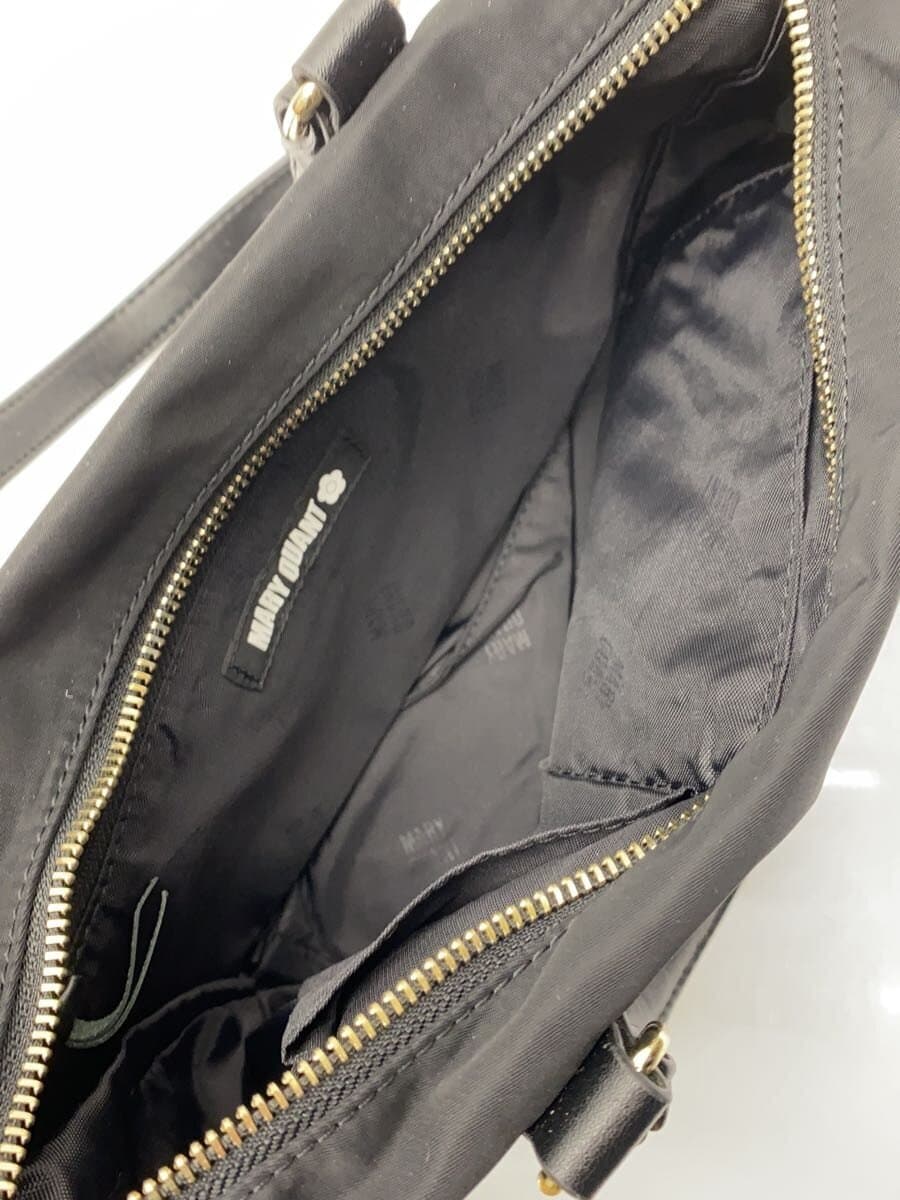 MARY QUANT Shoulder Bag BLK Solid 6