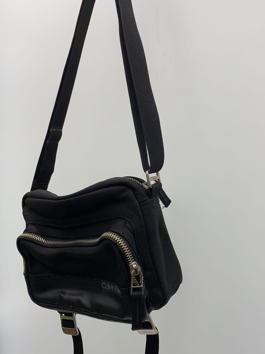 Calvin Klein Shoulder Bag Denim BLK Solid 2