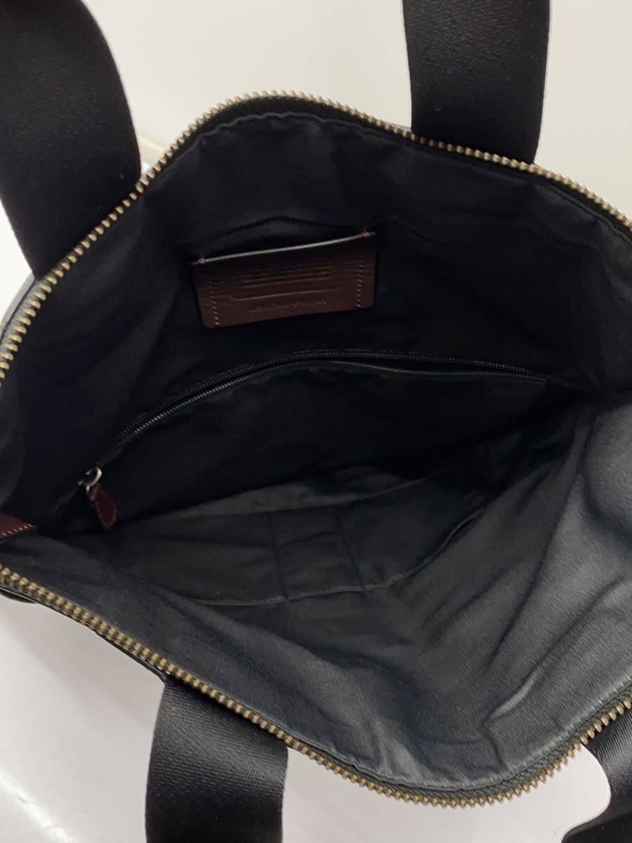 COACH Tote Bag Leather BRD Solid f11241 6