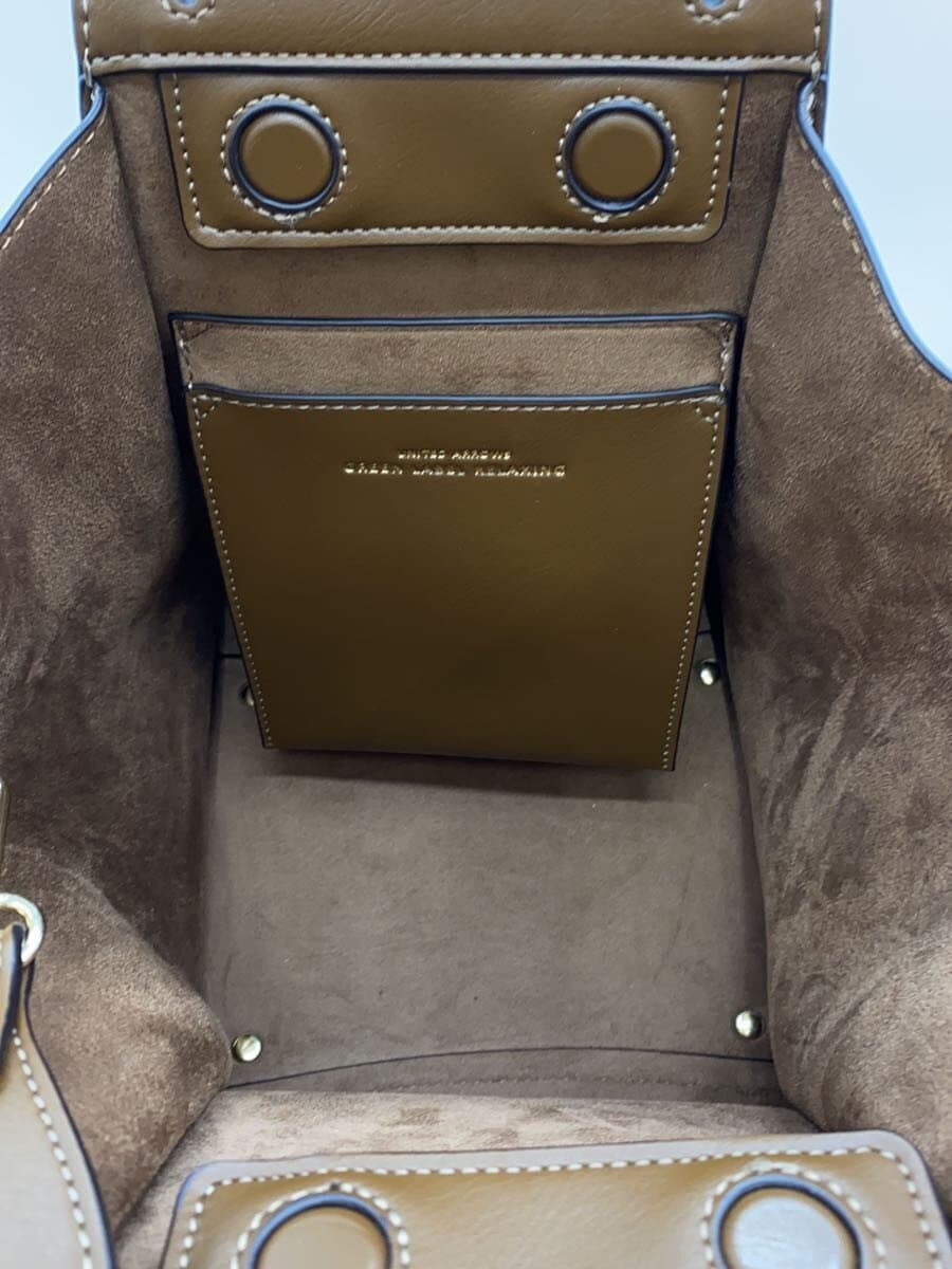 UNITED ARROWS green label relaxing Handbag Leather BRW Solid 6