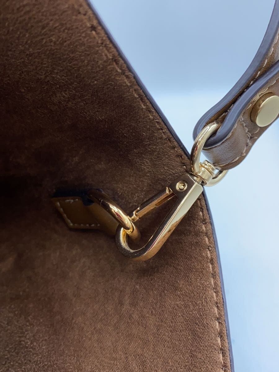 UNITED ARROWS green label relaxing Handbag Leather BRW Solid 8