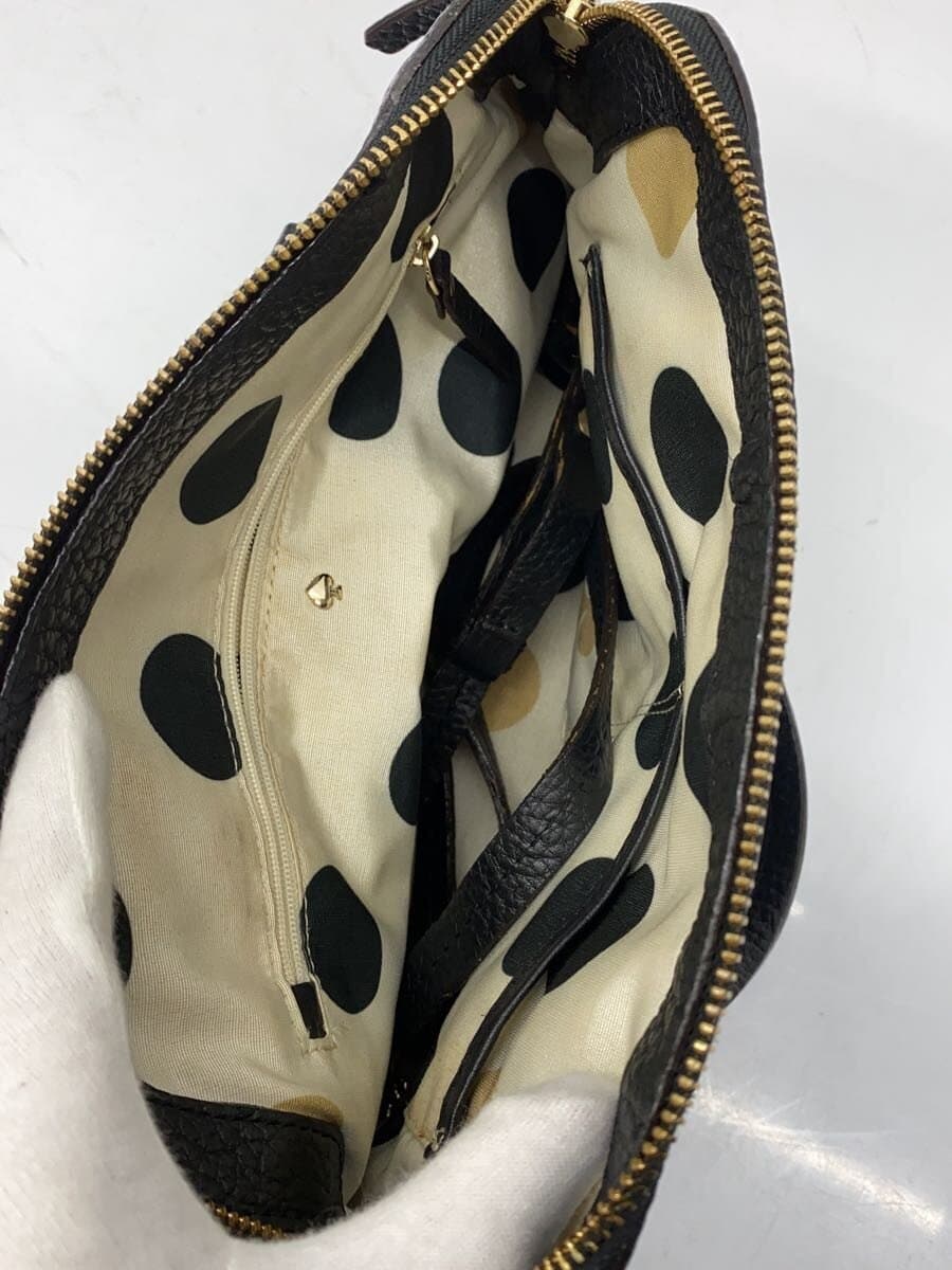 kate spade new york Shoulder Bag Leather BLK Solid 6