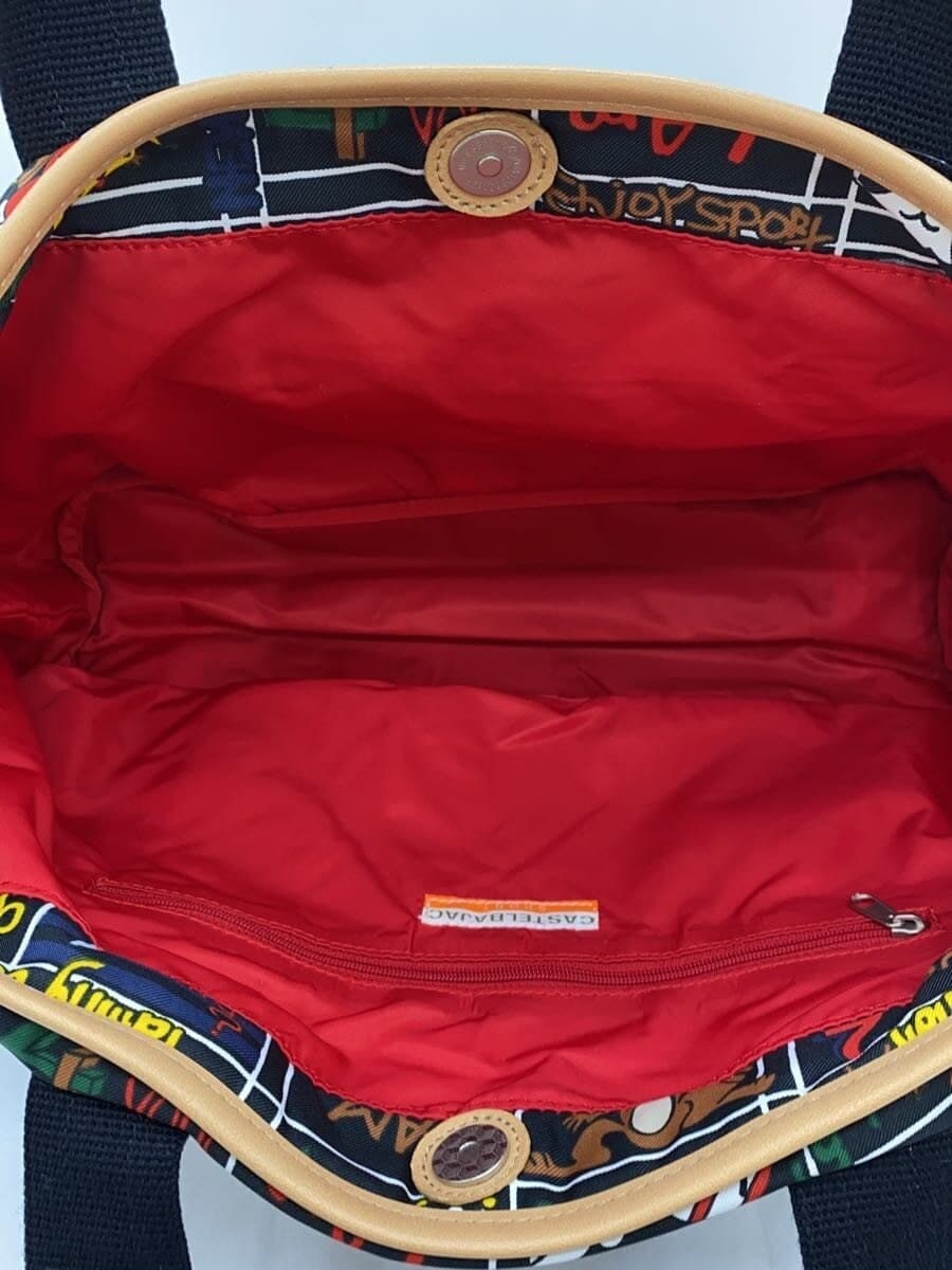 CASTELBAJAC bag -- BLK all-over pattern 6