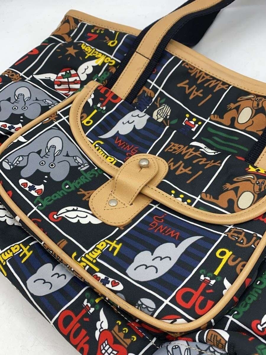 CASTELBAJAC bag -- BLK all-over pattern 7