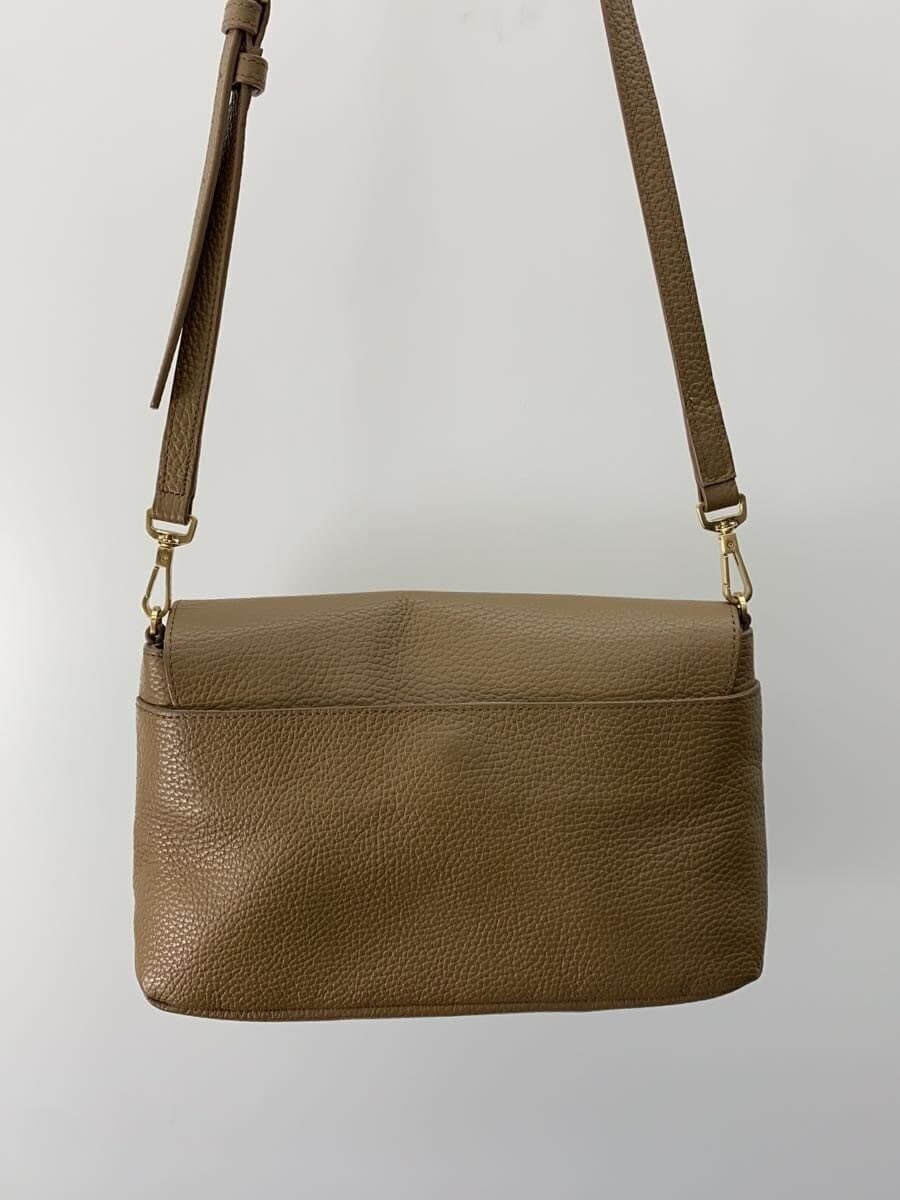 agnes b. shoulder bag leather BEG IS12F-05 3