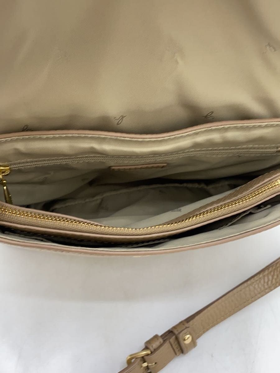 agnes b. shoulder bag leather BEG IS12F-05 6