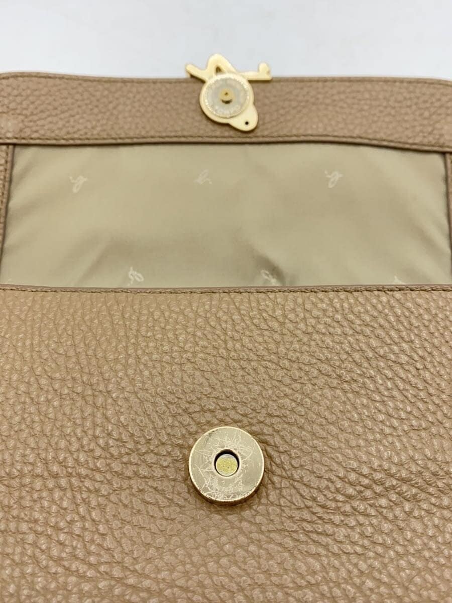 agnes b. shoulder bag leather BEG IS12F-05 9