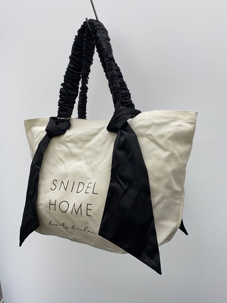 SNIDEL HOME Tote Bag Canvas BEG Solid SHGB229219 2