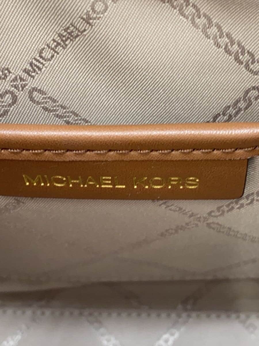 MICHAEL KORS Shoulder Bag Leather BRW 6