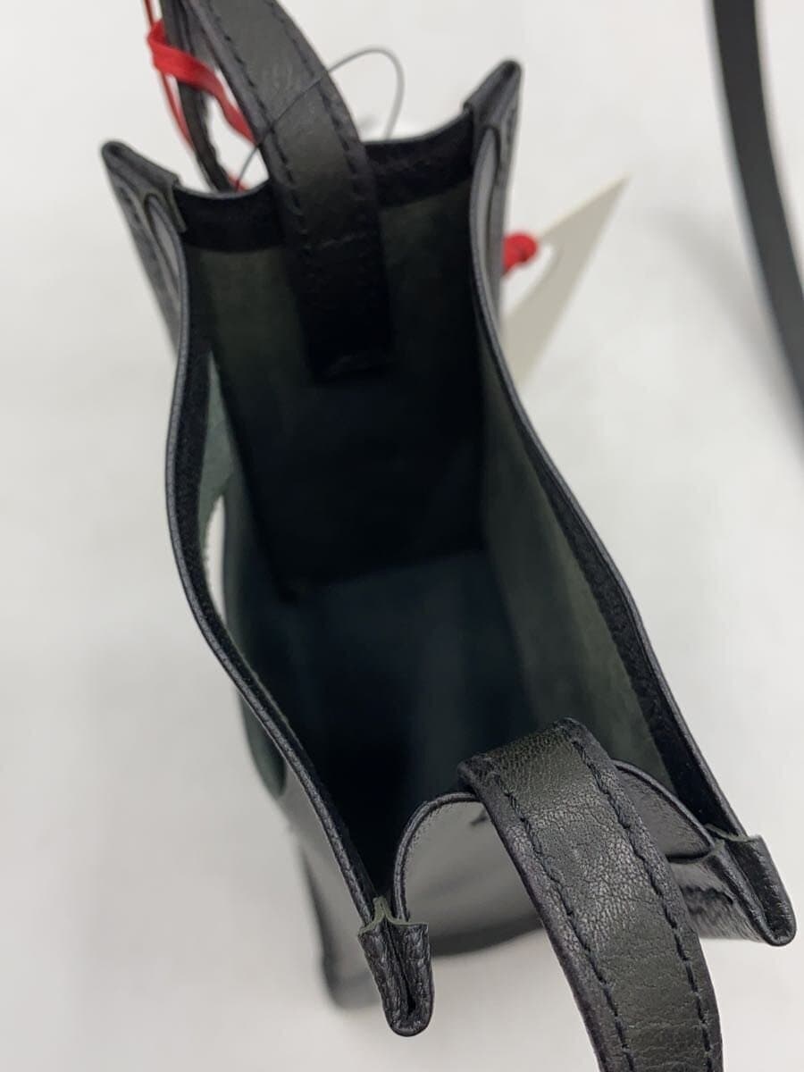 ENCOMING Shoulder Bag Leather BLK 6