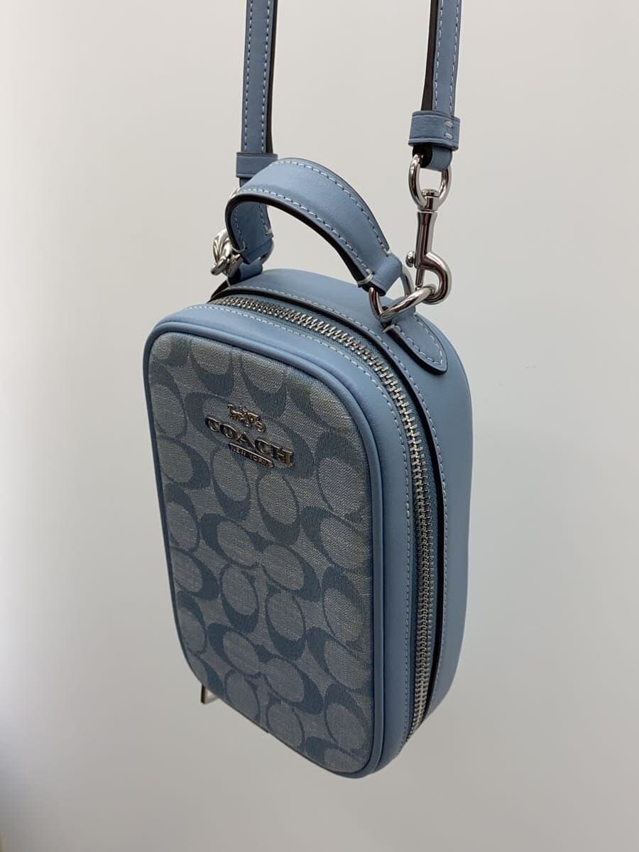 COACH handbag canvas BLU 2