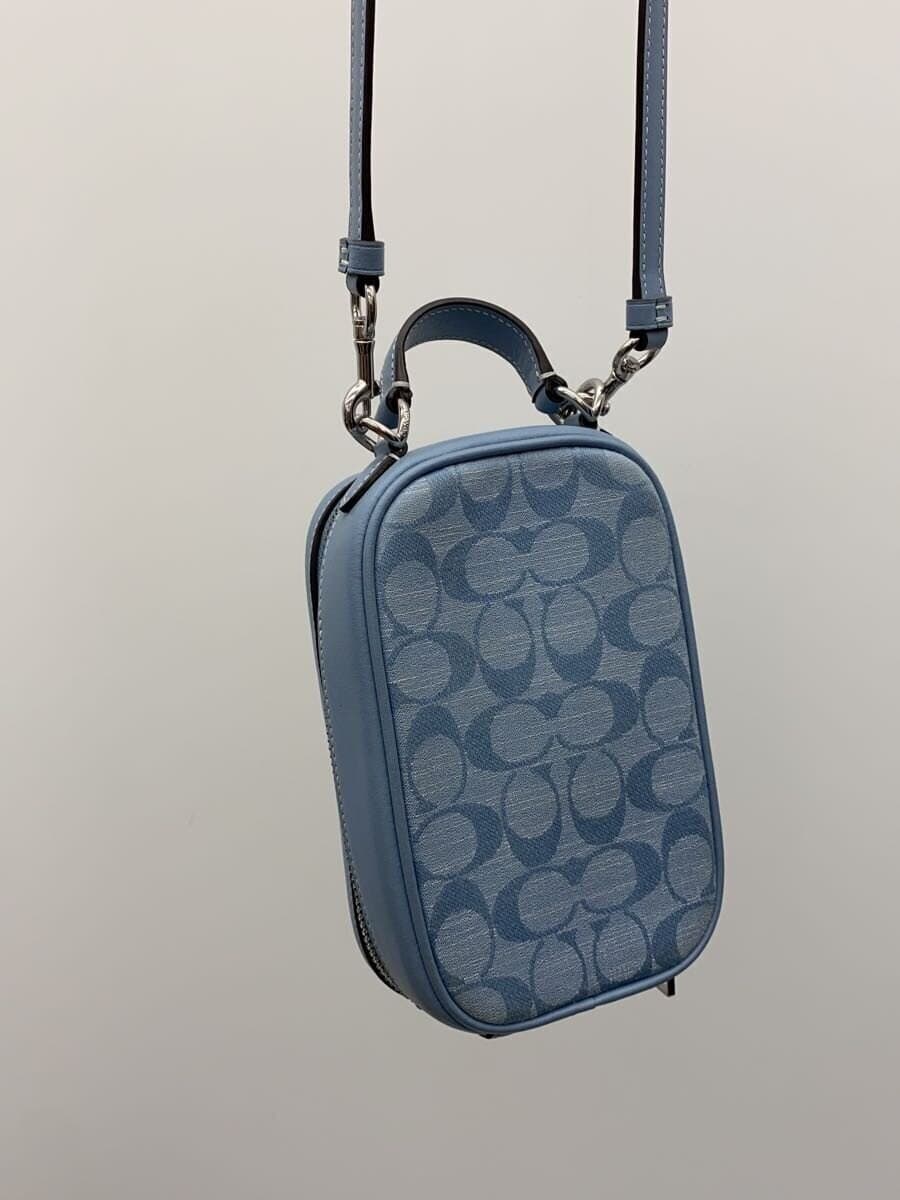 COACH handbag canvas BLU 3
