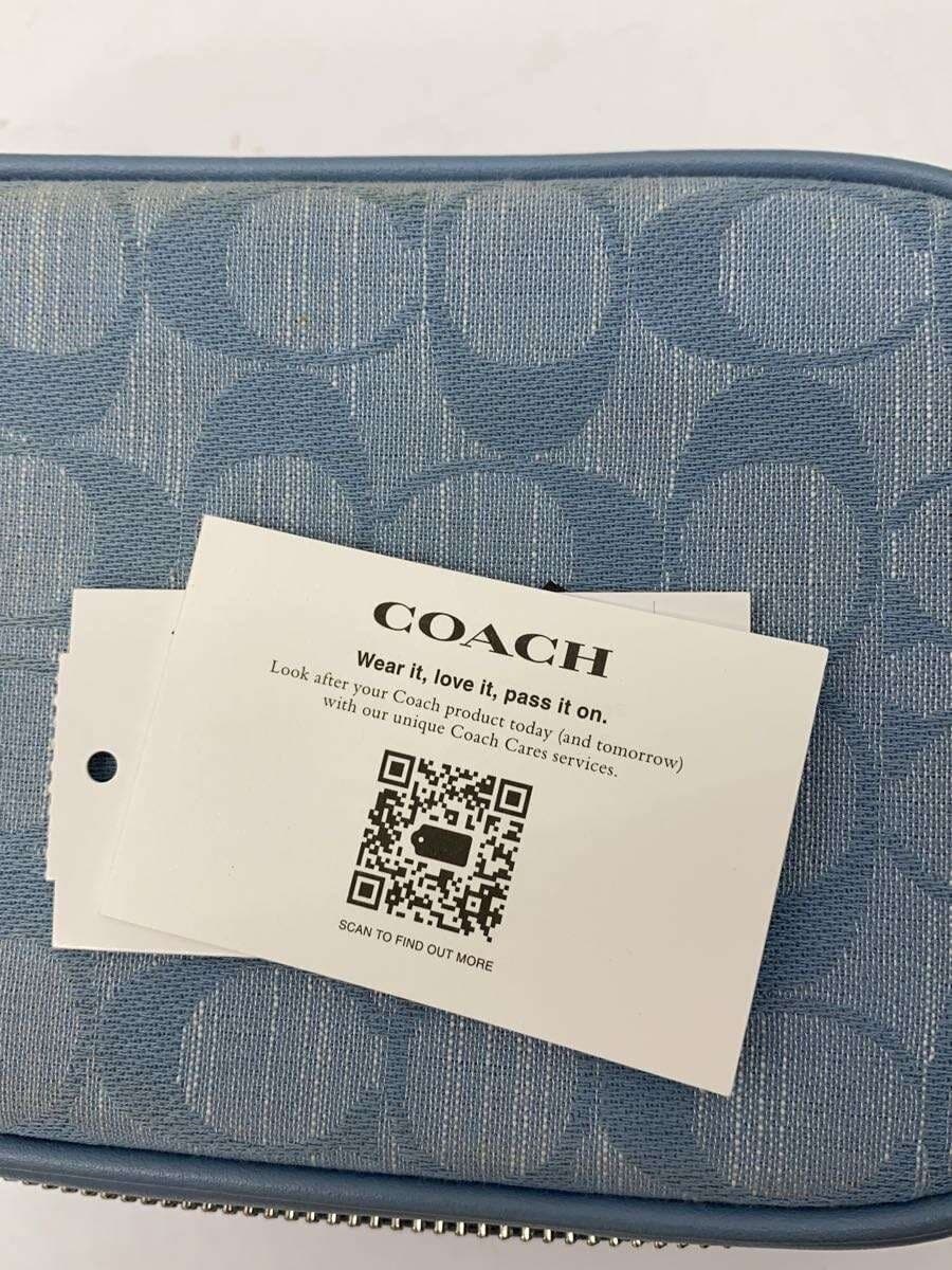 COACH handbag canvas BLU 5