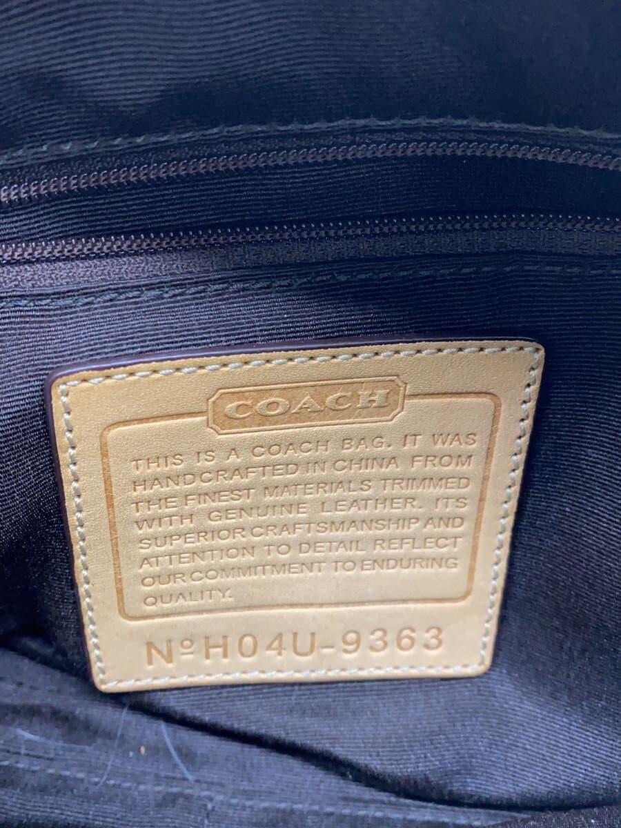 COACH Shoulder Bag_Signature Canvas BEG 5