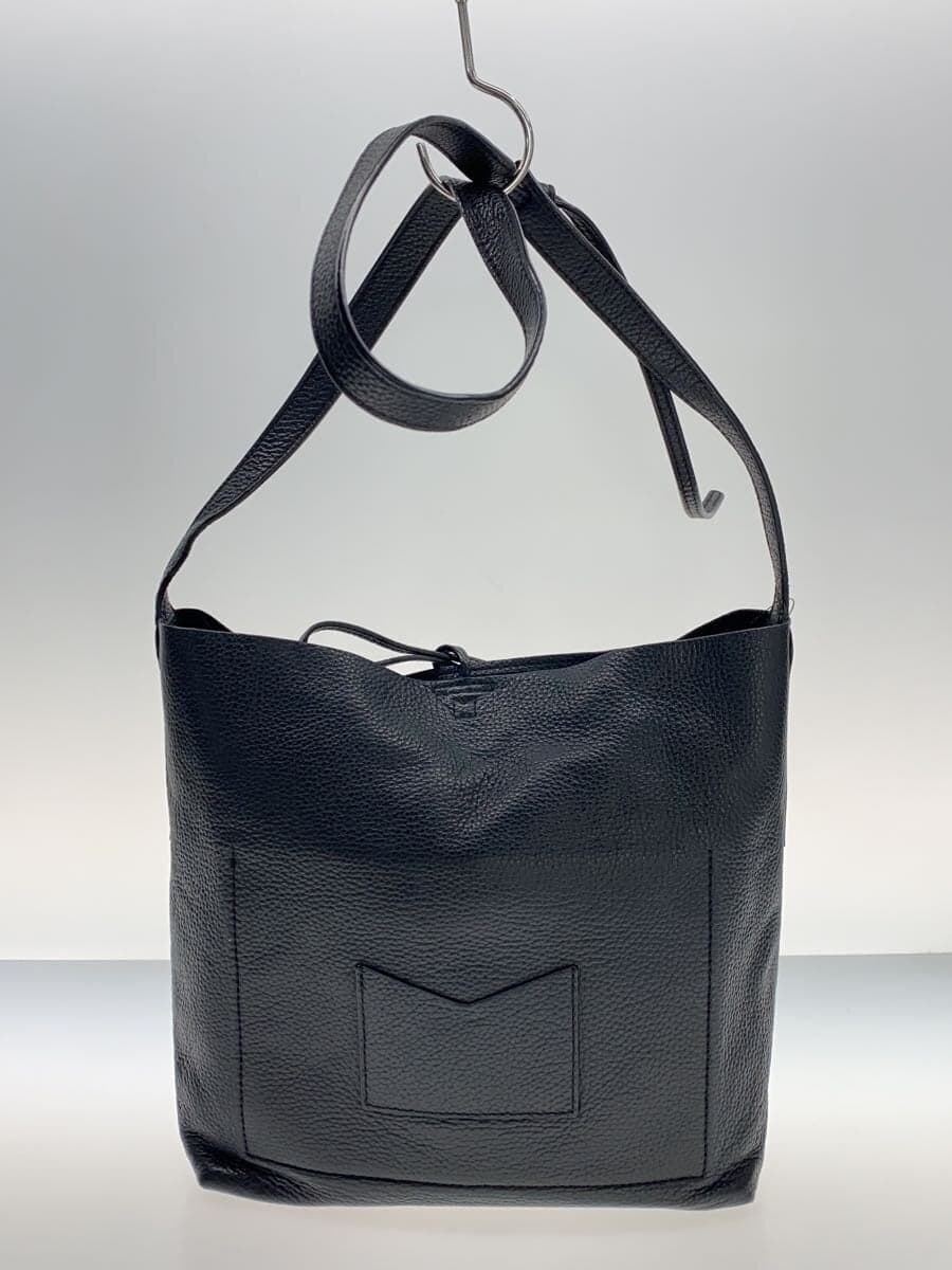 MICHAEL KORS Jenny Large Pebbled Leather Messenger Shoulder Bag Leather BLK Solid DB-1809 3