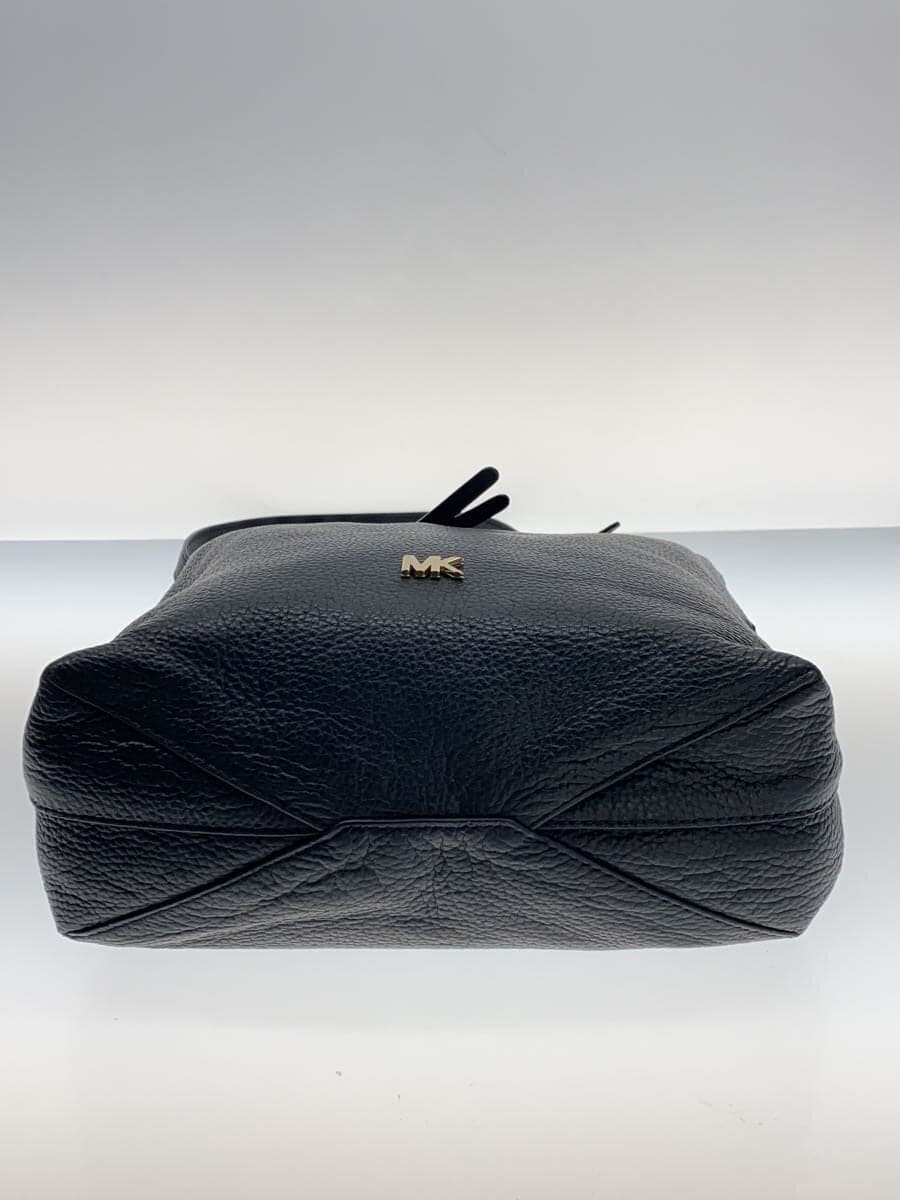 MICHAEL KORS Jenny Large Pebbled Leather Messenger Shoulder Bag Leather BLK Solid DB-1809 4