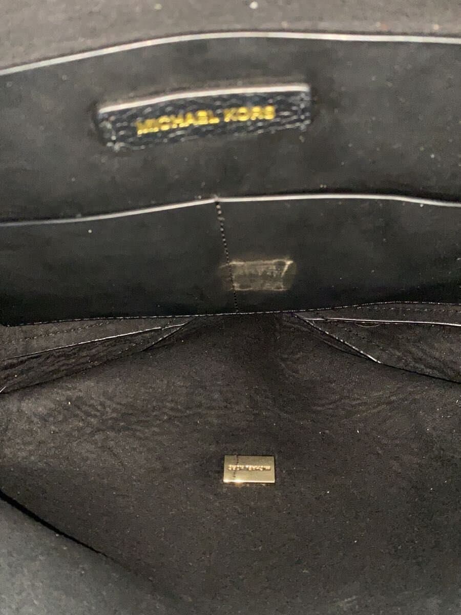 MICHAEL KORS Jenny Large Pebbled Leather Messenger Shoulder Bag Leather BLK Solid DB-1809 6