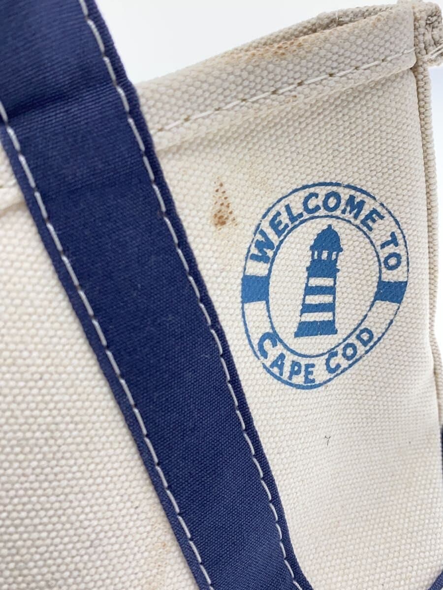 L.L.Bean x Disney Duffy C-15 Anniversary Limited Mini Tote Bag IVO Solid Handle Signs of Use 8