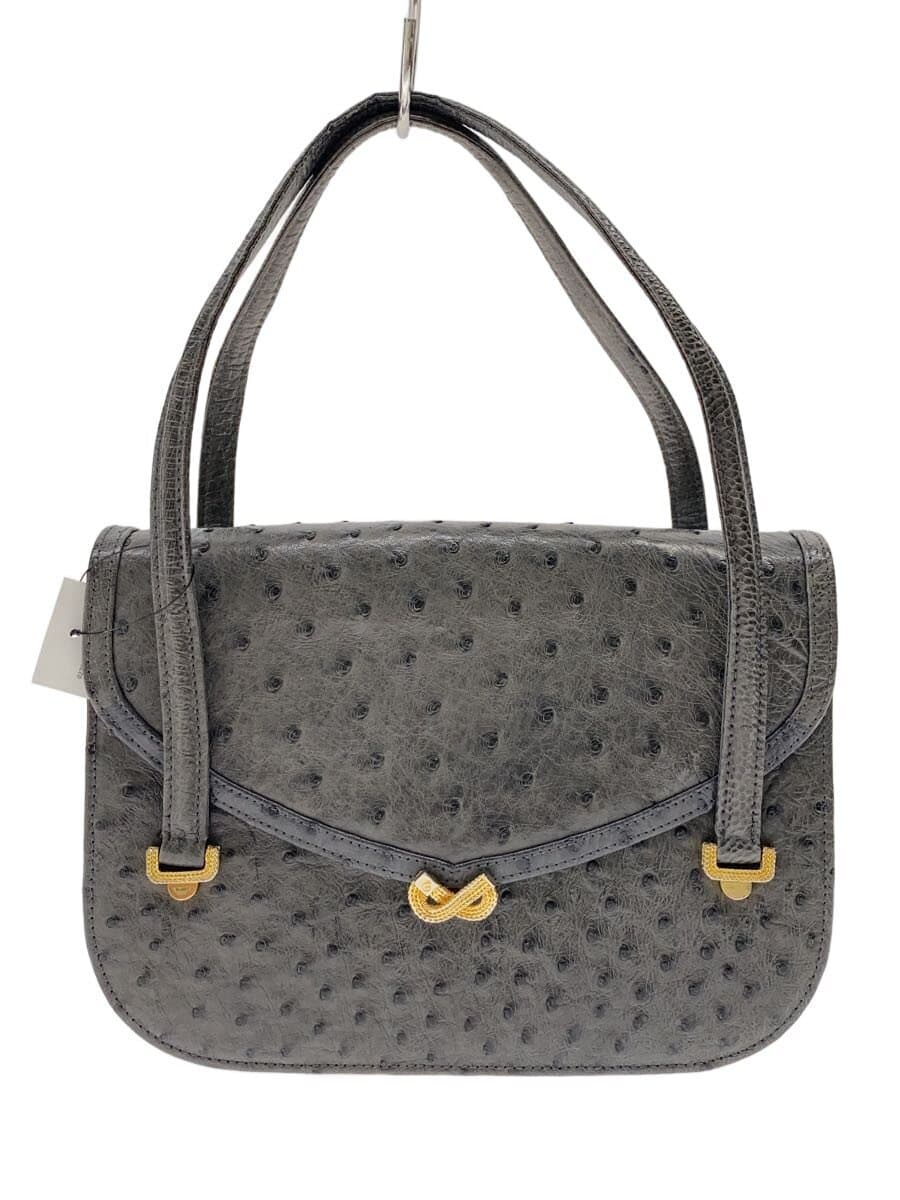 COMTESSE Shoulder Bag Leather GRY Solid