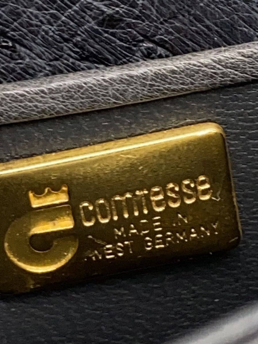 COMTESSE Shoulder Bag Leather GRY Solid 5