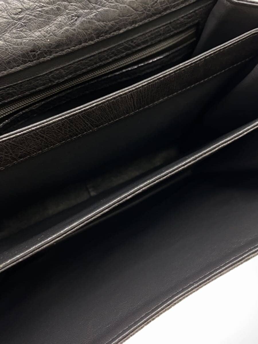 COMTESSE Shoulder Bag Leather GRY Solid 6