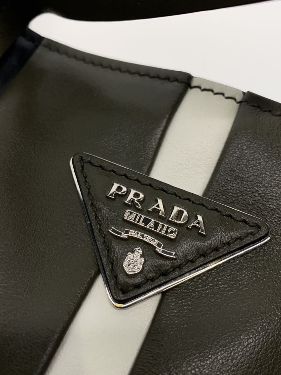 PRADA Tote Bag Leather Multicolor 1BG032 5