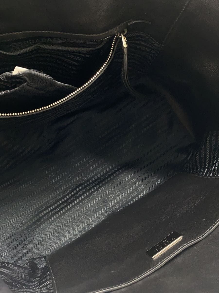 PRADA Tote Bag Leather Multicolor 1BG032 6