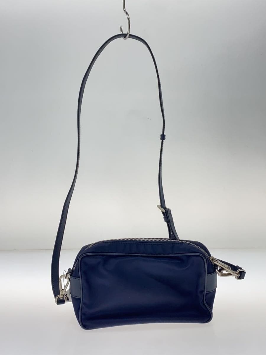 PRADA Shoulder Bag Nylon NVY Solid BT1010 3