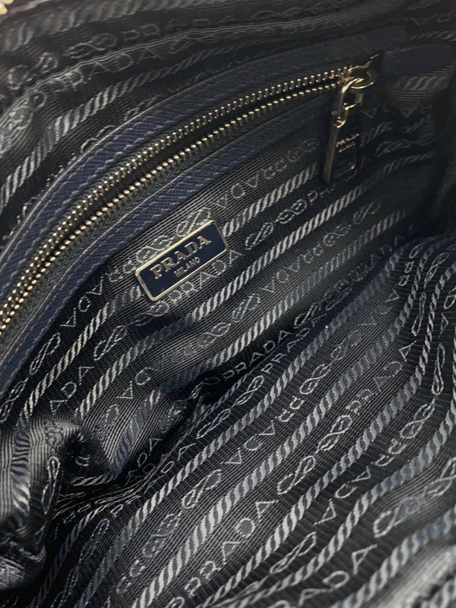 PRADA Shoulder Bag Nylon NVY Solid BT1010 6