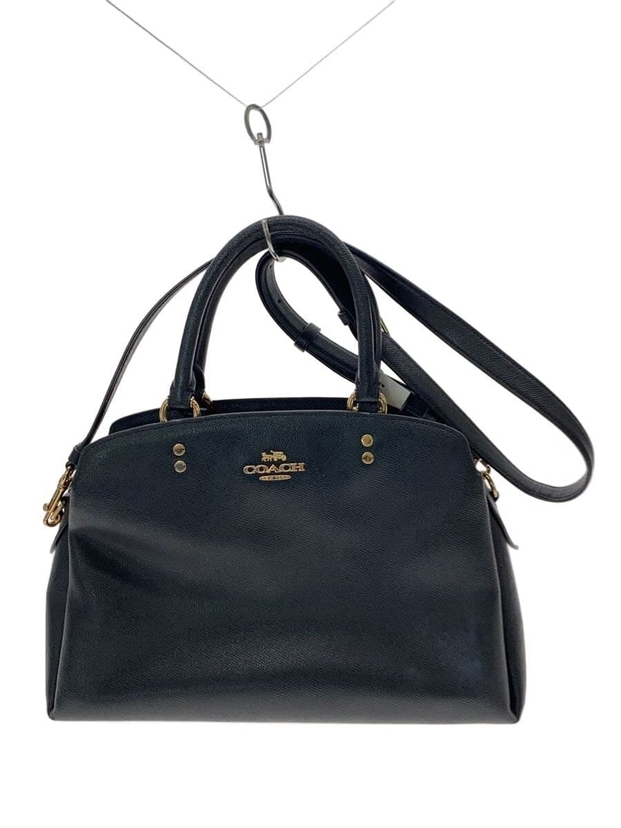 COACH Lily Carryall Leather BLK 91493