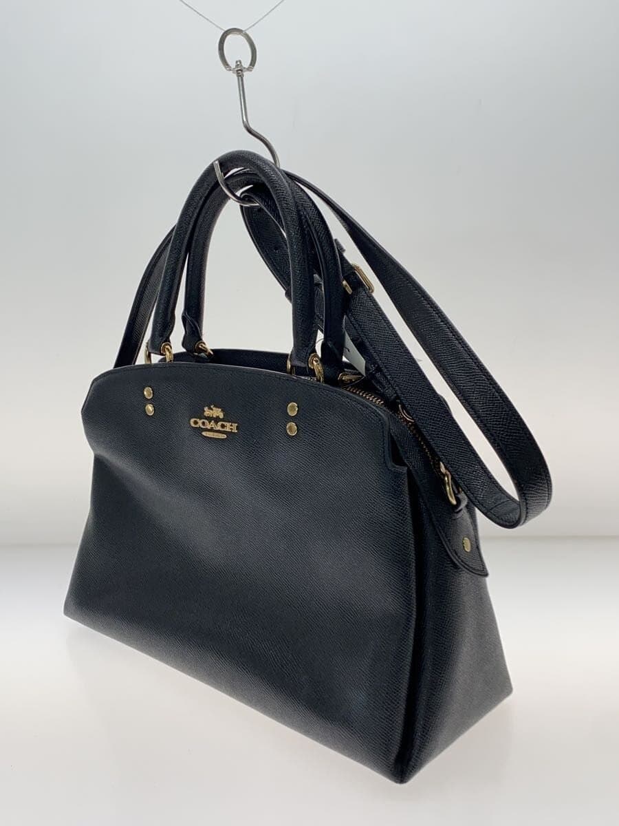 COACH Lily Carryall Leather BLK 91493 2