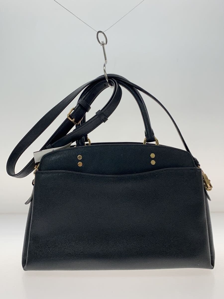 COACH Lily Carryall Leather BLK 91493 3