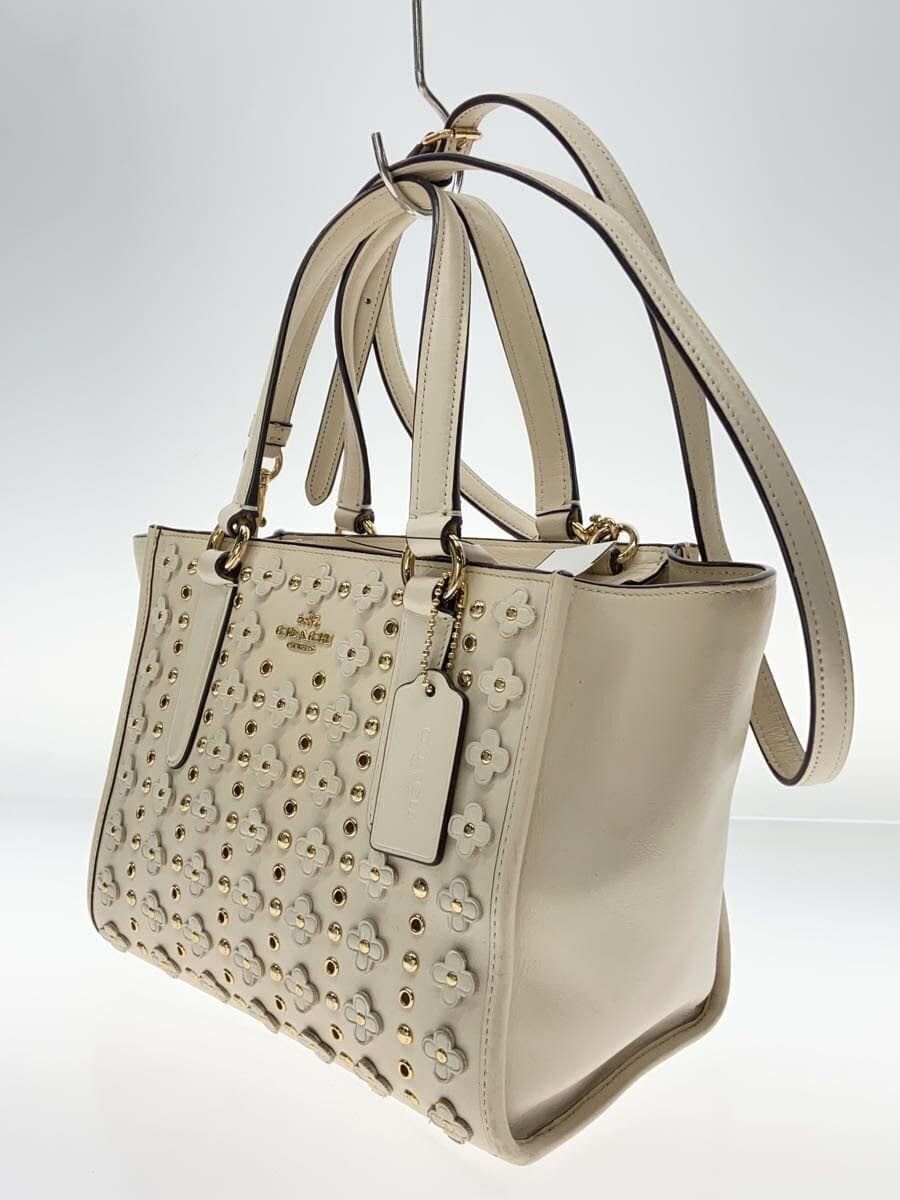 COACH Tote Bag Leather CRM F37703 2