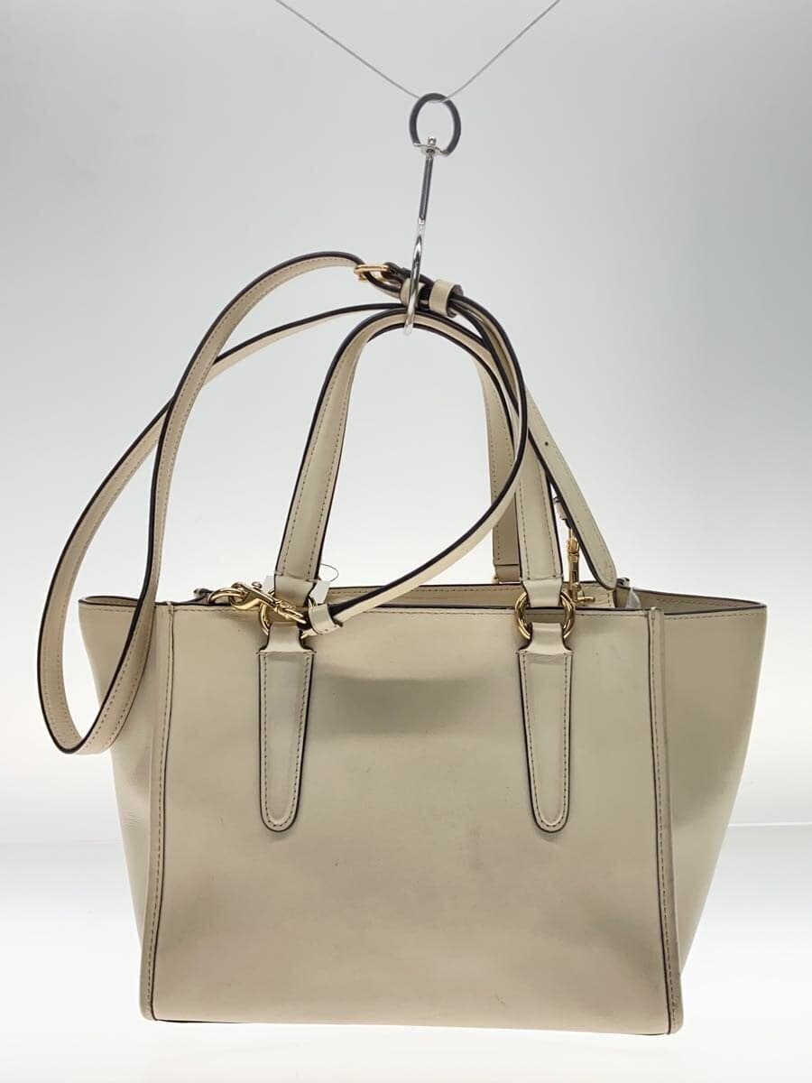 COACH Tote Bag Leather CRM F37703 3