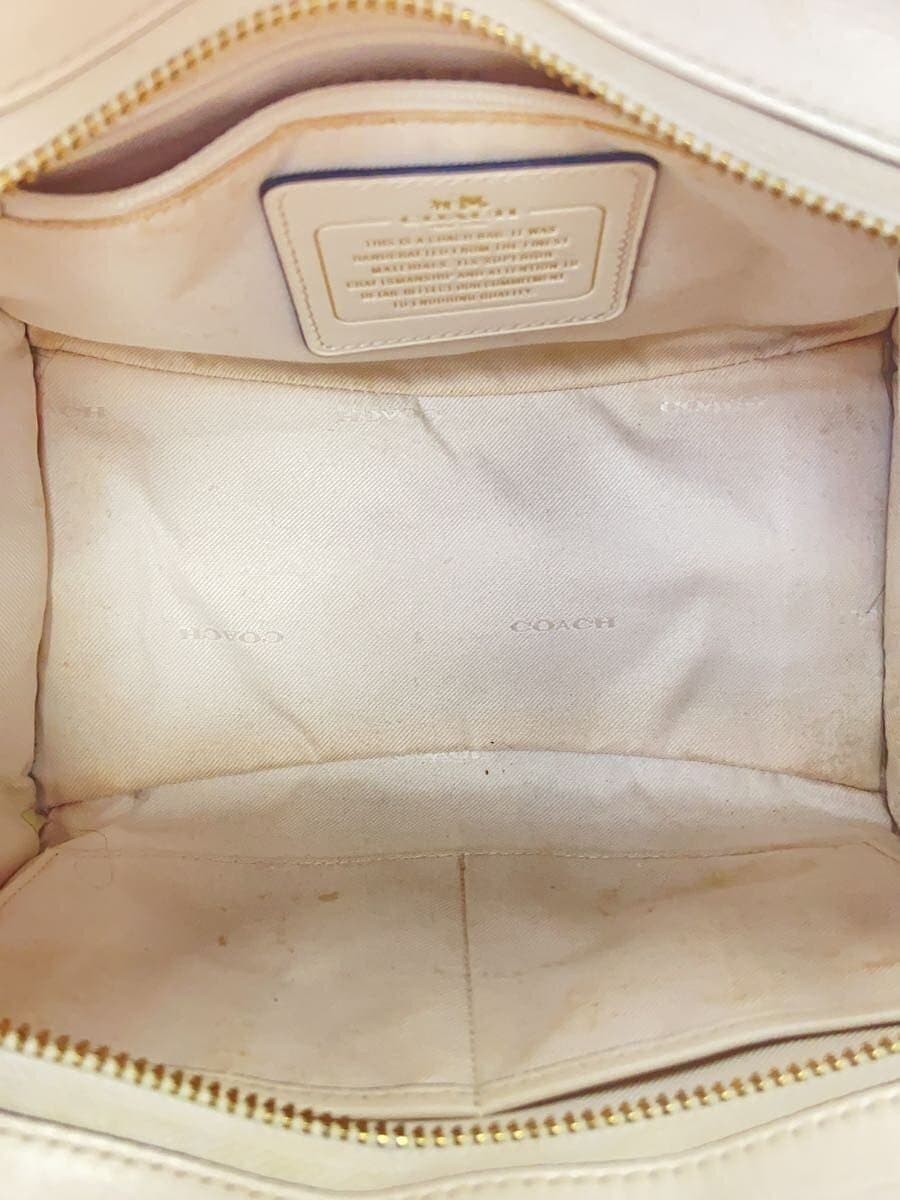 COACH Tote Bag Leather CRM F37703 6