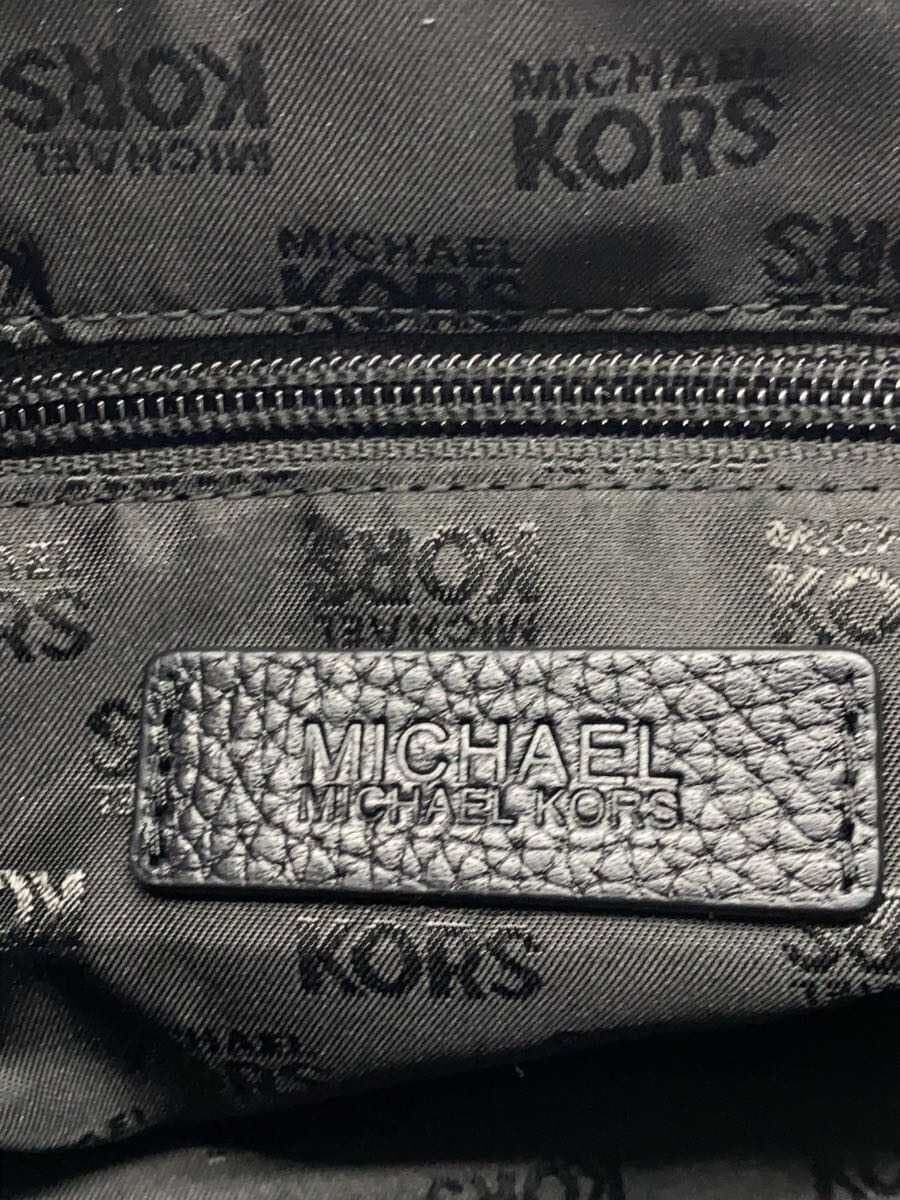 MICHAEL KORS Shoulder Bag Leather BLK Solid 35T6GFTL2L 5