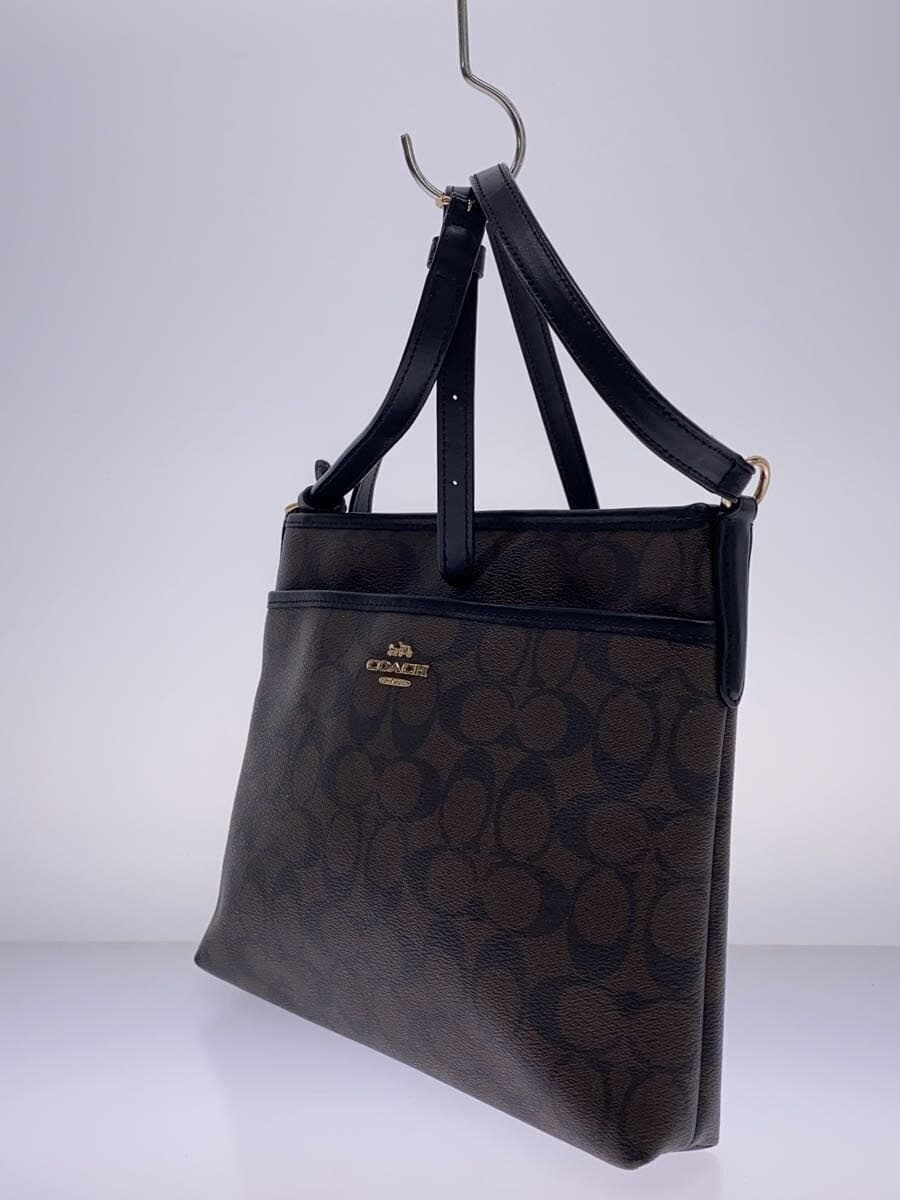 COACH Shoulder Bag Leather BRW Allover Pattern E1997-F29210 2