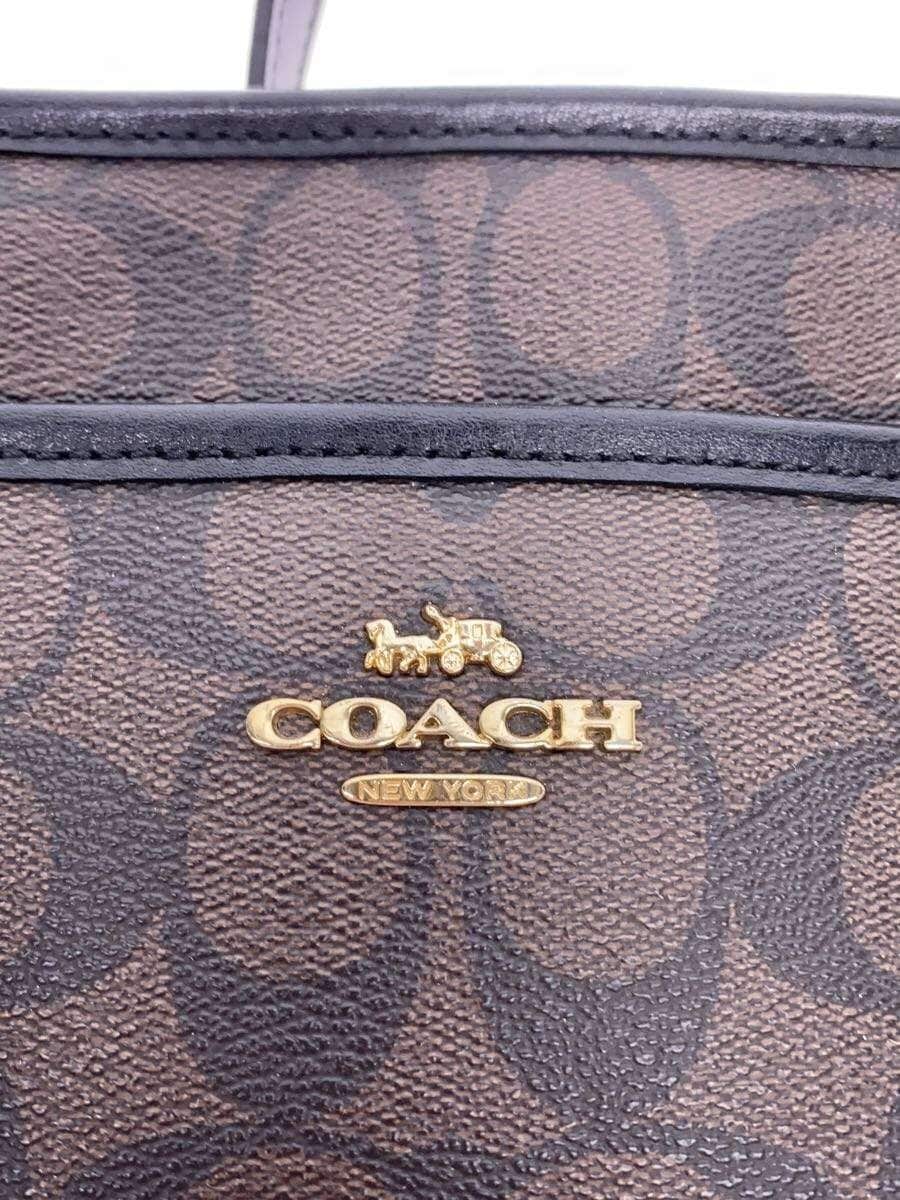 COACH Shoulder Bag Leather BRW Allover Pattern E1997-F29210 5