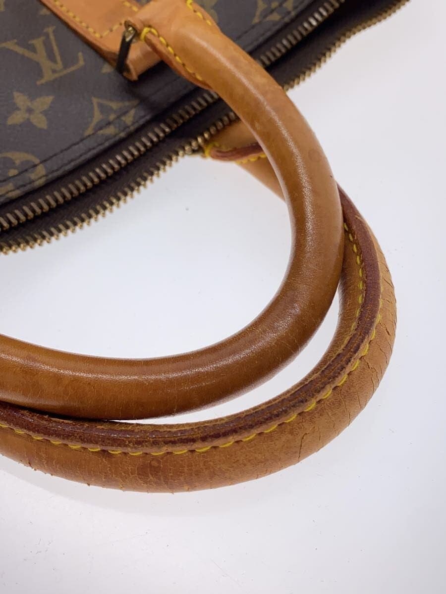 LOUIS VUITTON Boston Bag PVC BRW m41426 Key Missing Part 8