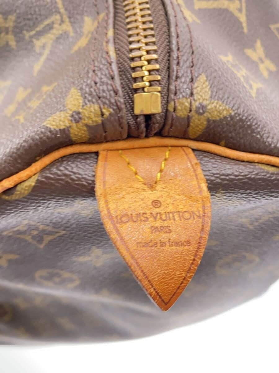LOUIS VUITTON Keepall 60_Monogram Canvas PVC BRW 5