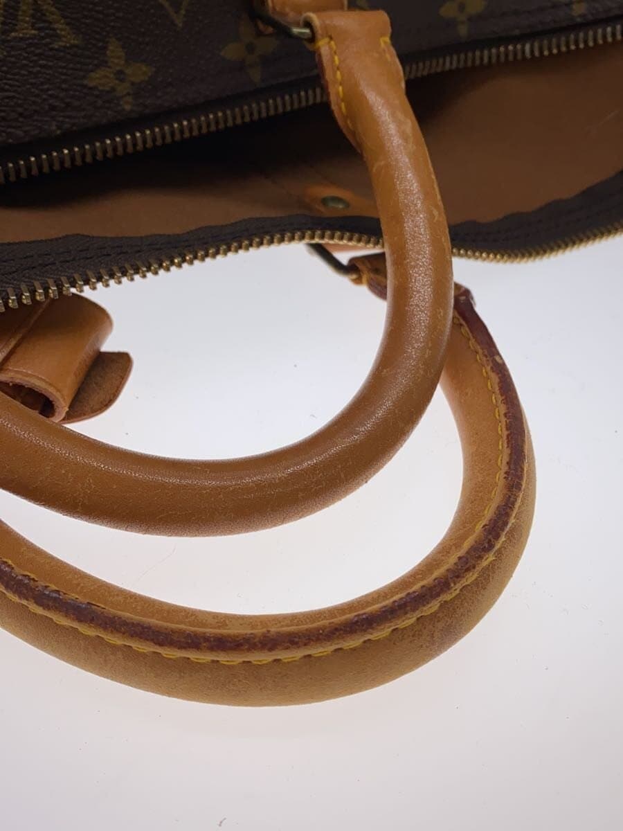 LOUIS VUITTON Keepall 60_Monogram Canvas PVC BRW 7