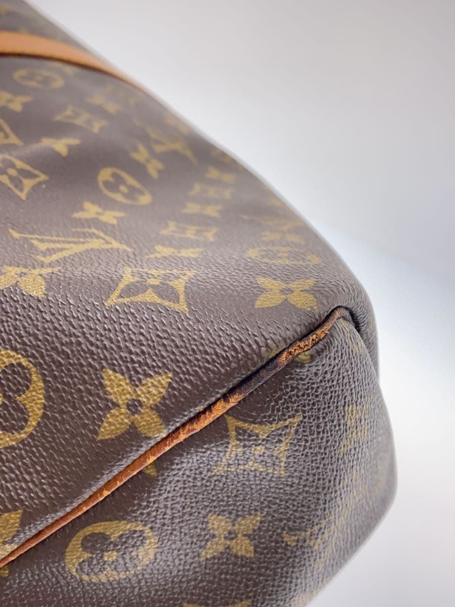 LOUIS VUITTON Keepall 60_Monogram Canvas PVC BRW 8