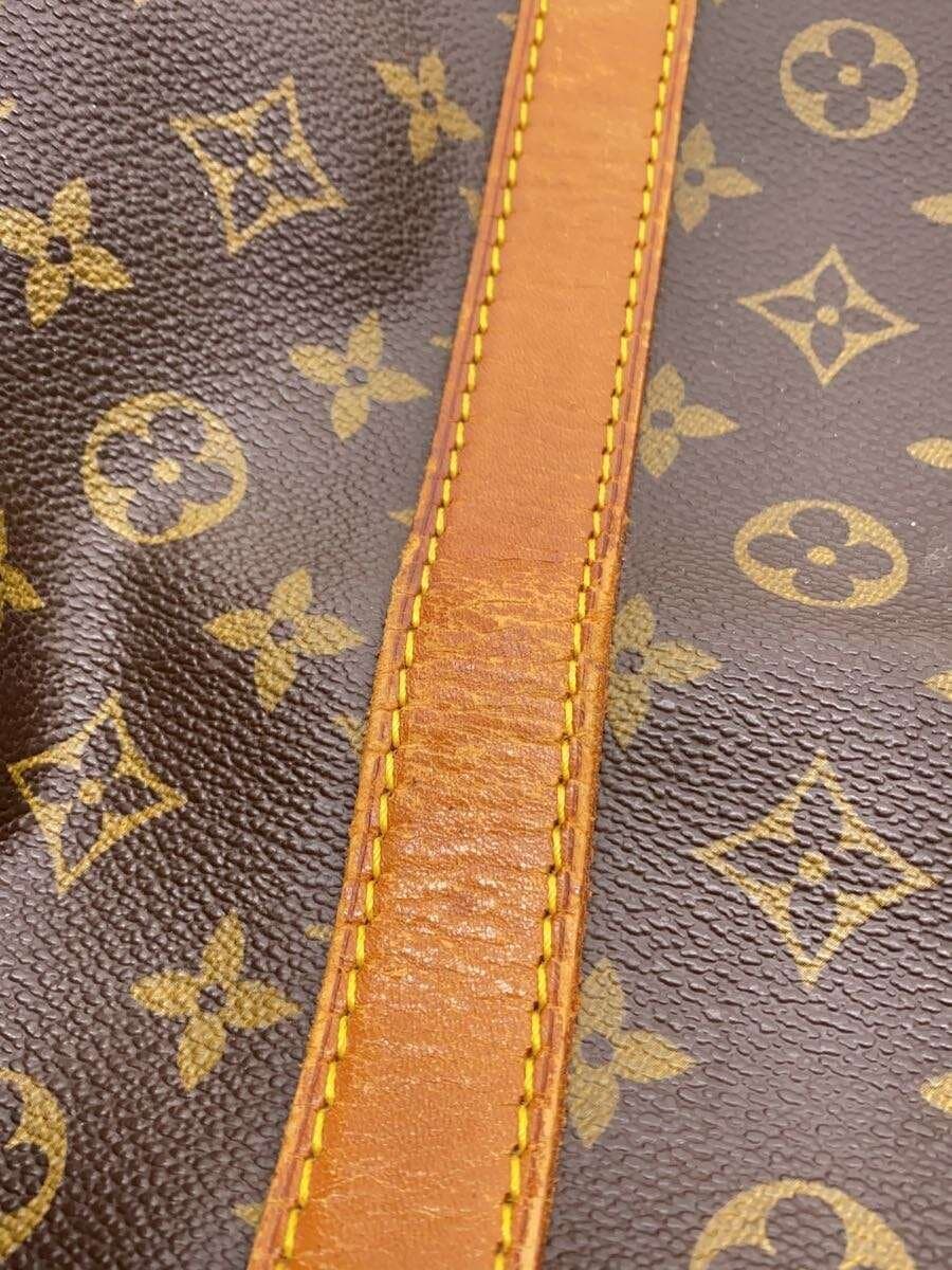 LOUIS VUITTON Keepall 60_Monogram Canvas PVC BRW 9