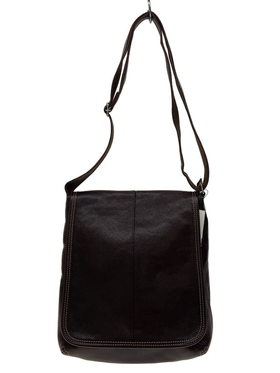 P.i.d shoulder bag leather BRW plain
