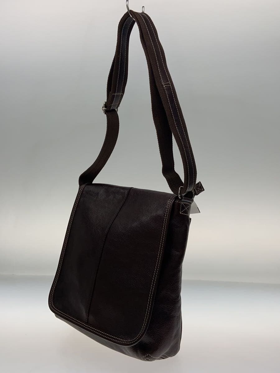 P.i.d shoulder bag leather BRW plain 2