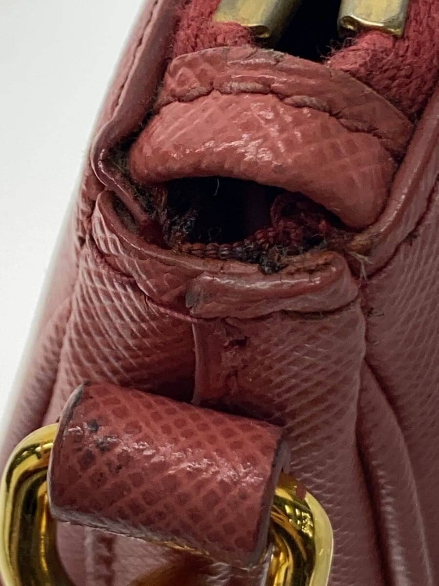 PRADA Handbag Leather PNK 1N1723 8